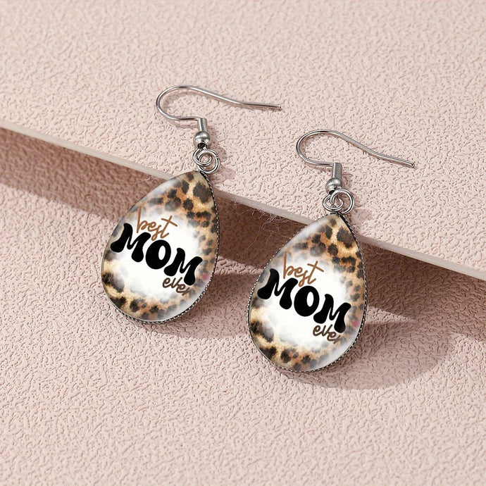TMER58 - Best Mom Ever Dangle Earrings
