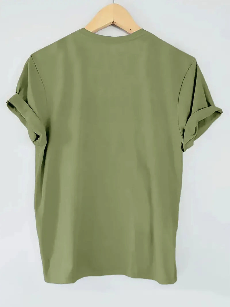 Load image into Gallery viewer, TMTSHT33 - Women&#39;s Army Green Buttercup T Shirt
