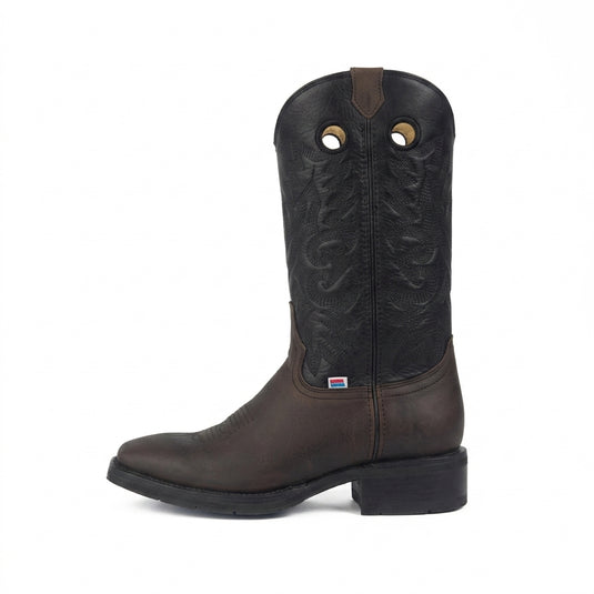 1241 - RockinLeather Men's Gaucho Cowhide with Chocolate Leather Upper & 8 Second Outsole