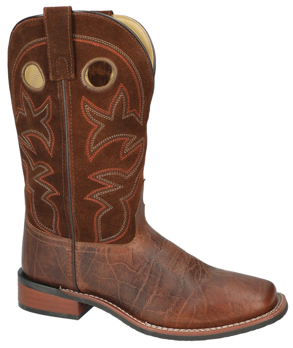 4210 - Smoky Mountain Men's Flint Brown/Dark Brown Leather Western Boot