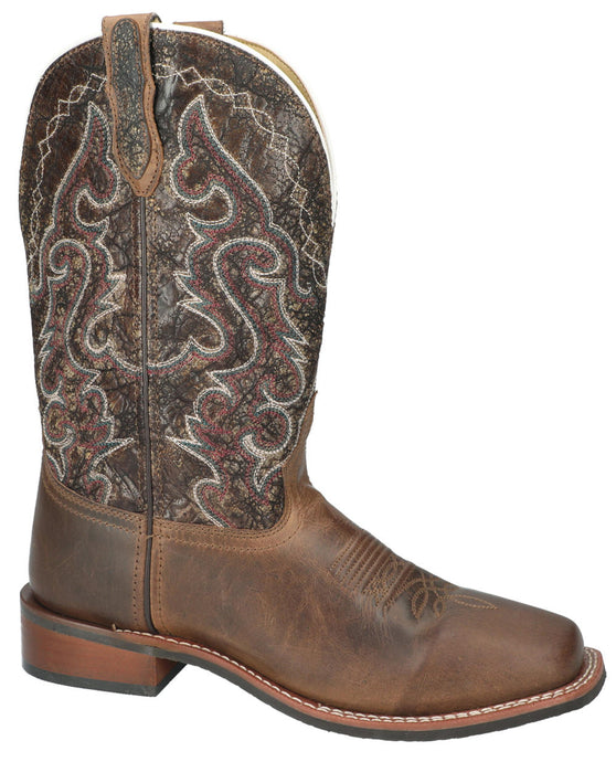 4211 - Smoky Mountain Men's Odessa Brown Oil Distress/Vintage Brown Leather Western Boot