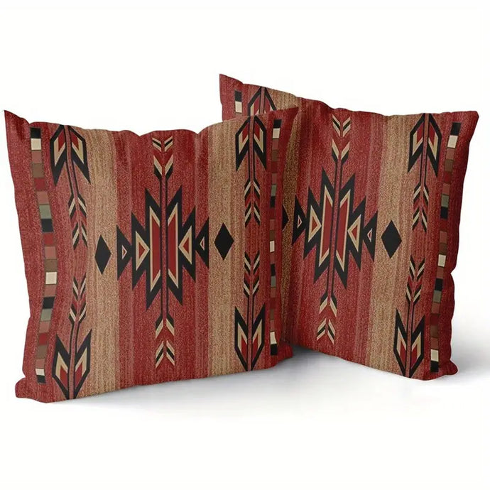TMPL17 - 2 Piece Set Southwestern Design Throw Pillows