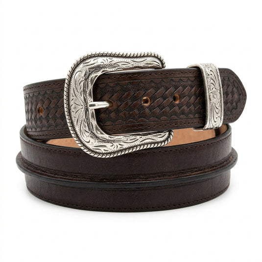 B50 - RockinLeather Raised w/Hand Tooled Ends