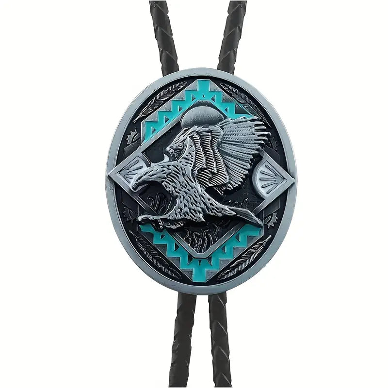 Load image into Gallery viewer, TMBLO13 - Eagle Bolo Tie
