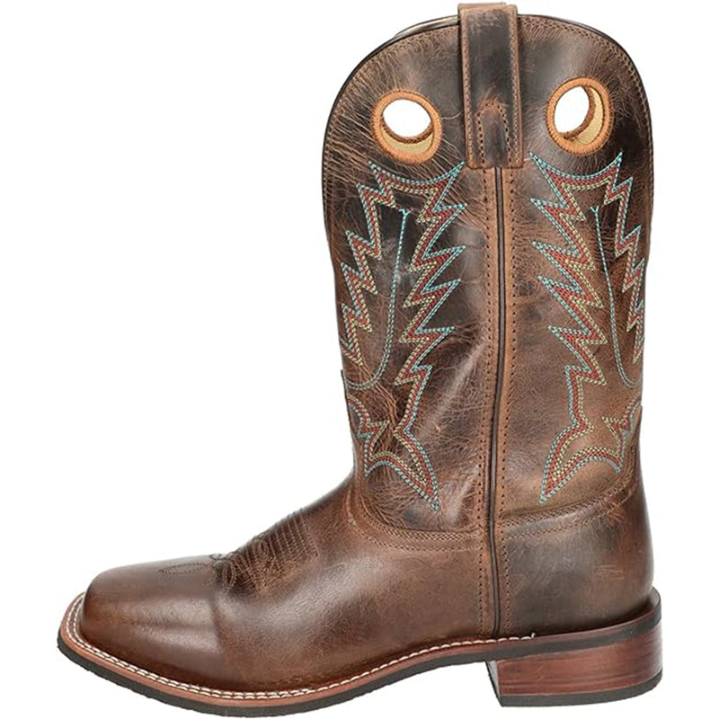 Load image into Gallery viewer, 4655 - Smoky Mountain Men&#39;s Blake Bomber Tan/Brown Leather Western Boot
