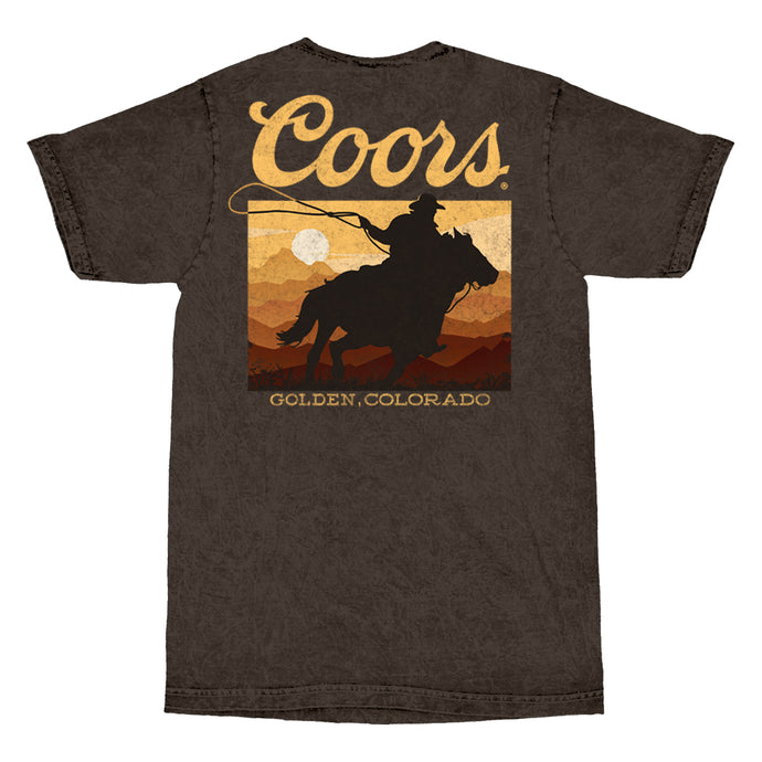 47-561-220 - Brown Mineral Wash Coors T Shirt