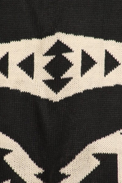 Load image into Gallery viewer, YELTSHT2 - Ladies Black Fashion Poncho
