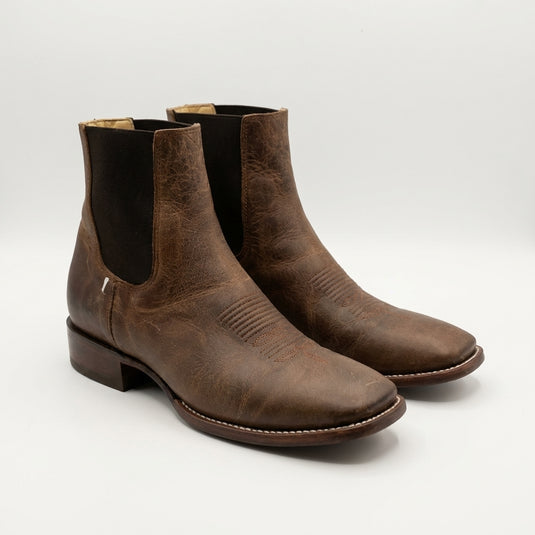 1251 - RockinLeather Men's Sierra Scotch Goat Chelsea Boot