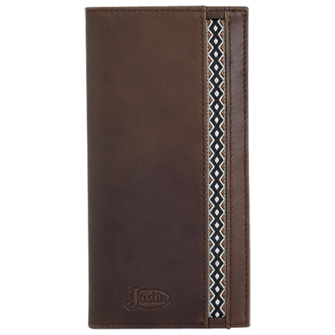 21990855W1 - Justin Aztec Ribbon Inlay Rodeo Wallet
