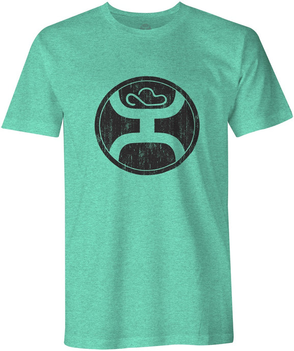 HT1360TQ - Hooey 2.0 Turquoise Heather Crew Neck
