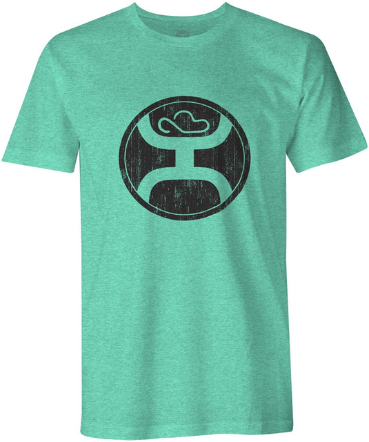 HT1360TQ - Hooey 2.0 Turquoise Heather Crew Neck