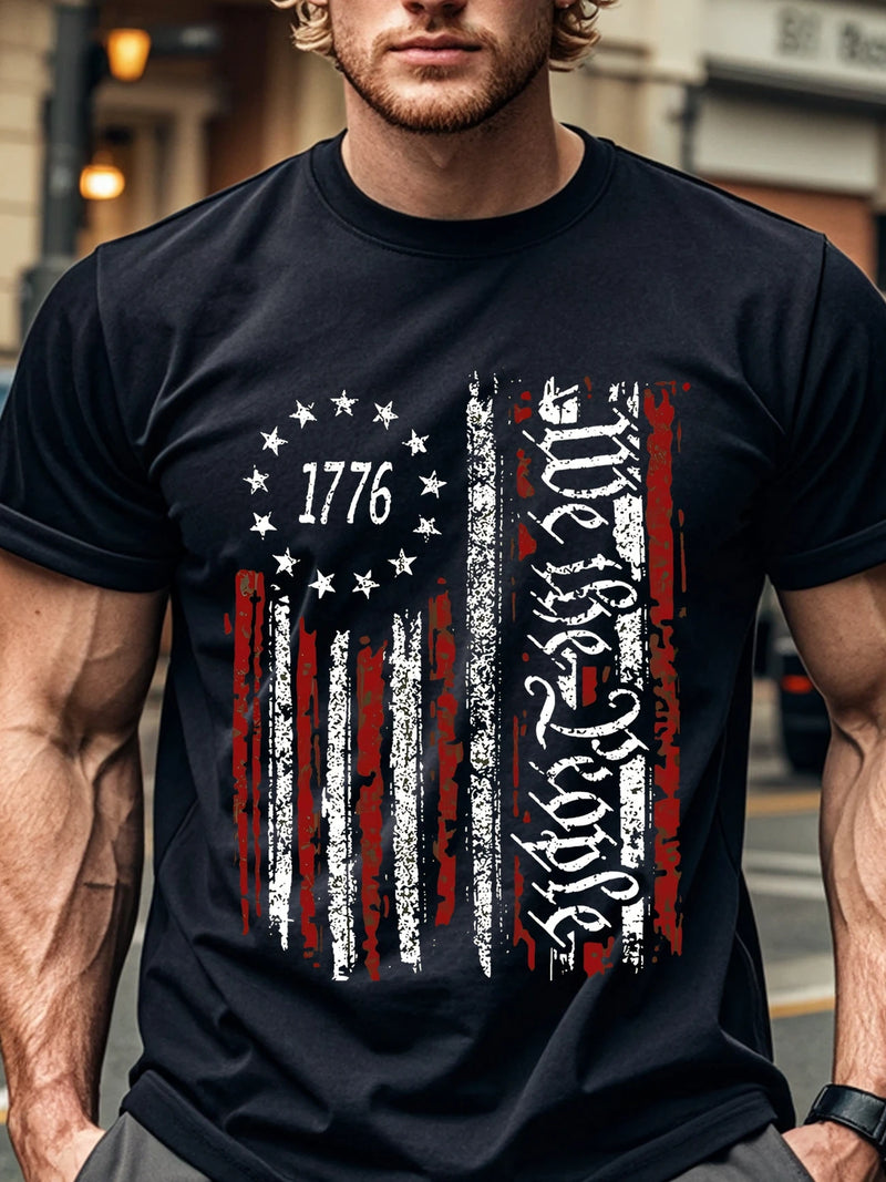 Load image into Gallery viewer, TMTSHT46 - We The People Black T Shirt
