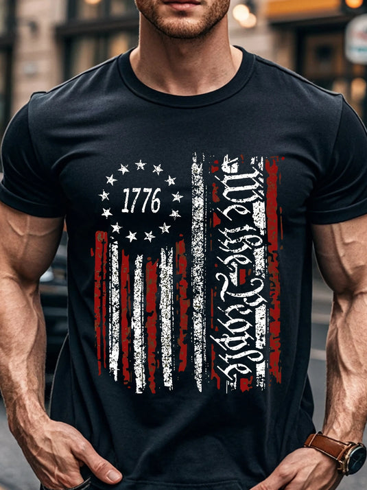 TMTSHT46 - We The People Black T Shirt
