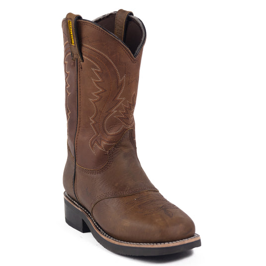 5026 - RockinLeather Men's Nebraska Miel Waterproof Boot with Overlay