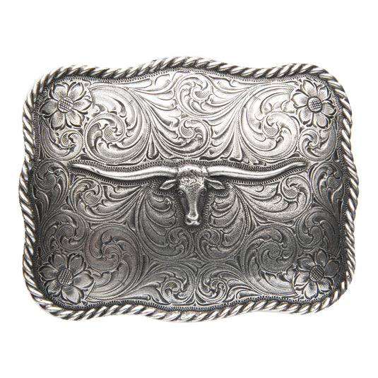 505 - Scalloped Longhorn Buckle