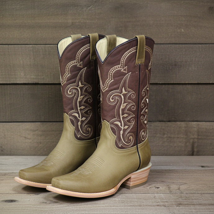 1153 - RockinLeather Men's Narrow Square Toe Western Boot