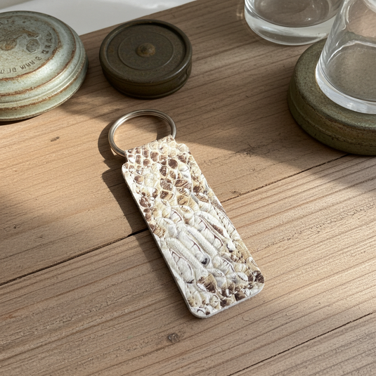KEY1 - Natural Python Print Keychain