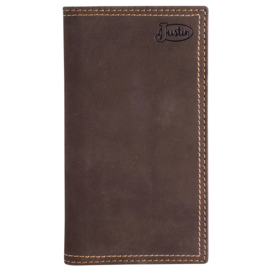 2610495661 - Justin Rodeo Wallet Dark Brown Nubuck