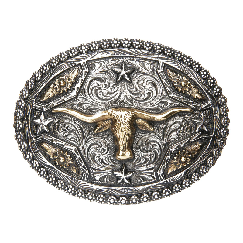 Load image into Gallery viewer, 514 - Longhorn with Stars Buckle
