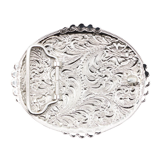 521 - Oval Gold Eagle Buckle