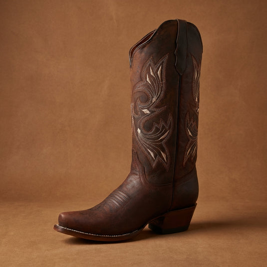 2820 - RockinLeather Women's Mad Dog Cowhide Snip Toe Western Boot