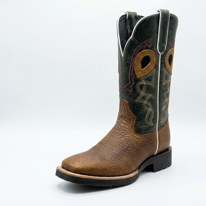Load image into Gallery viewer, CP8002 - Cowboy Prayer Distressed Brown Cowboy Boot
