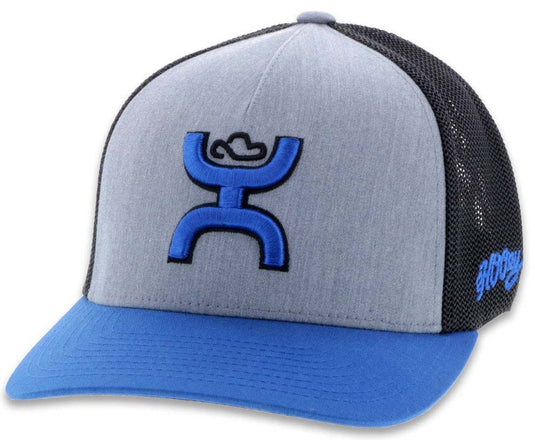 2013 BLBK - Hooey Coach Blk/Blu Flexfit Cap