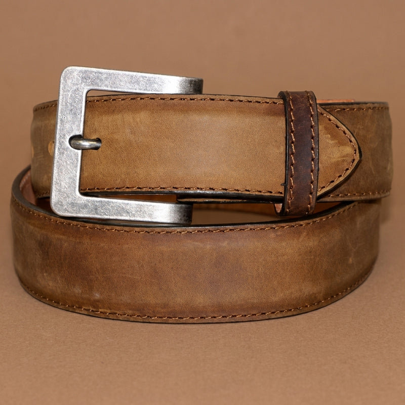 Load image into Gallery viewer, B43 - RockinLeather Crazy Tan Cowhide Leather Belt

