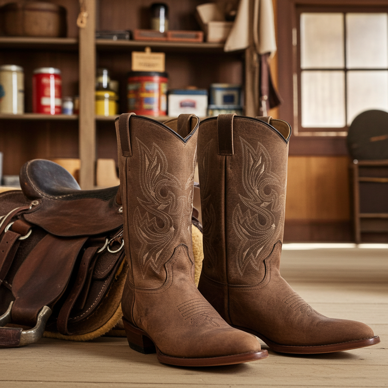 Load image into Gallery viewer, 1802 - RockinLeather Men&#39;s Mad Dog Cowhide Western Boot With Pointed Toe
