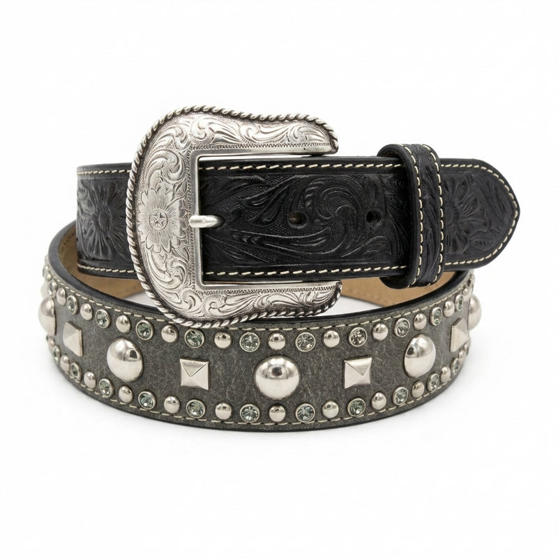 Load image into Gallery viewer, N2509801 - Nocona Belt with Grey Inlay
