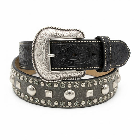 N2509801 - Nocona Belt with Grey Inlay