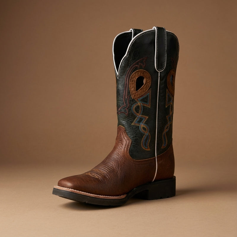 Load image into Gallery viewer, CP8002 - Cowboy Prayer Distressed Brown Cowboy Boot
