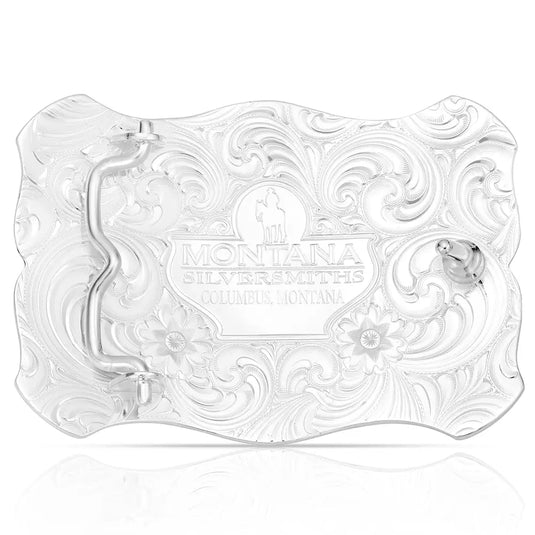 57510-205H - Montana Silversmiths Painted Canyon Buckle with Bull Rider