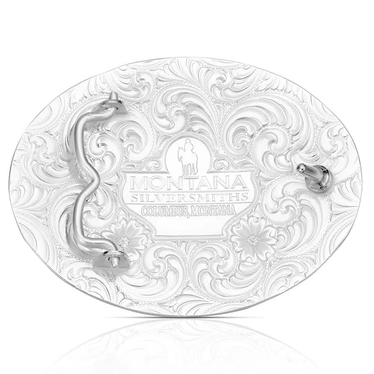 57710 - Montana Silversmiths The Cowboys Way Buckle