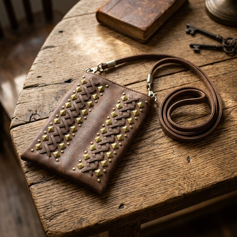 Load image into Gallery viewer, Rainbow Purse 11 - Brown

