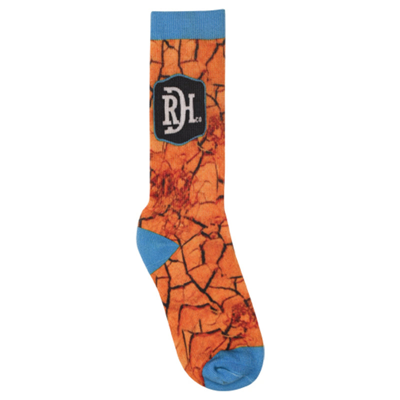 Load image into Gallery viewer, 222293RDT - Red Dirt Hat Co Crew Cut Sock Cracked Red Dirt Bed
