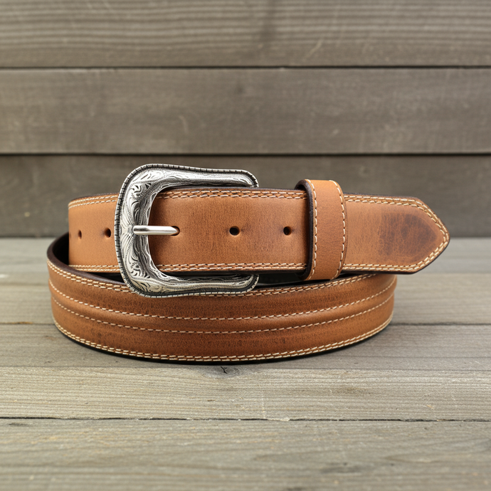 CP1011 - Cowboy Prayer Oiled Cowhide Leather Belt