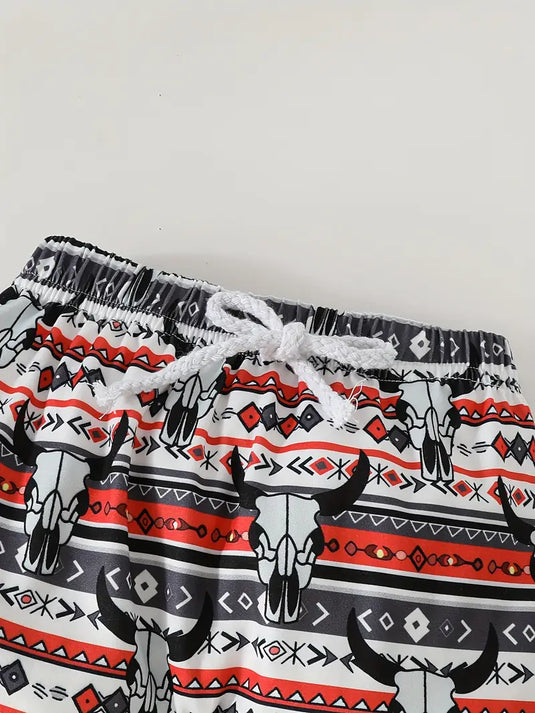 TMCHD14 - Baby Boy's 2 Piece Steer Head Outfit