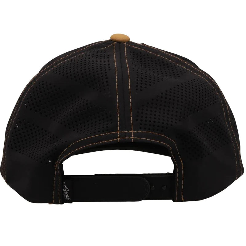 Load image into Gallery viewer, 6011T-TNBK - Hooey Habitat &quot;Graphite&quot; Tan/Black W/Blk &amp; Wht Diamond Patch Cap
