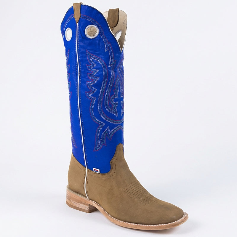 Load image into Gallery viewer, 1106 - RockinLeather Men's Buckaroo Blue Shaft Western Boot
