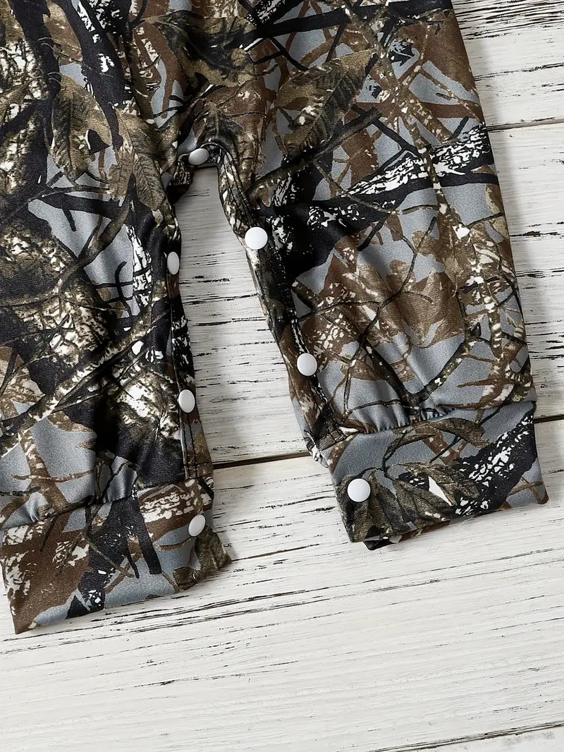 Load image into Gallery viewer, TMCHD37 - Camouflage 2 Piece Baby Romper Set
