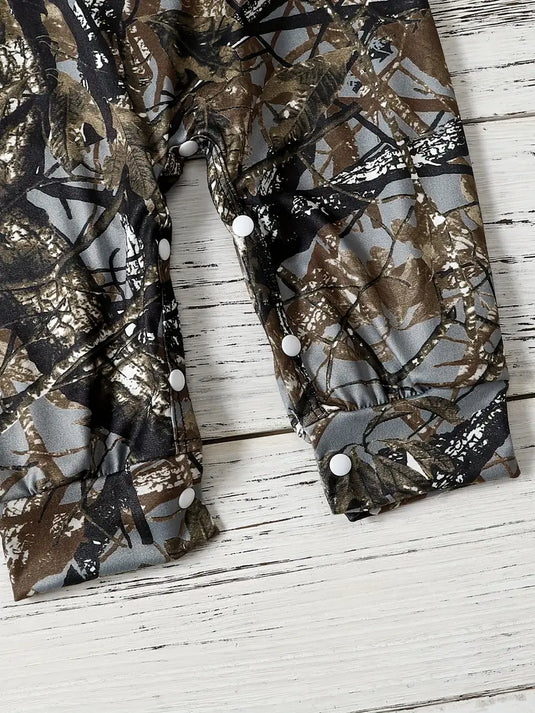 TMCHD37 - Camouflage 2 Piece Baby Romper Set