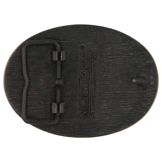 60811WVC - Montana Silversmiths West Virginia State Heritage Attitude Buckle