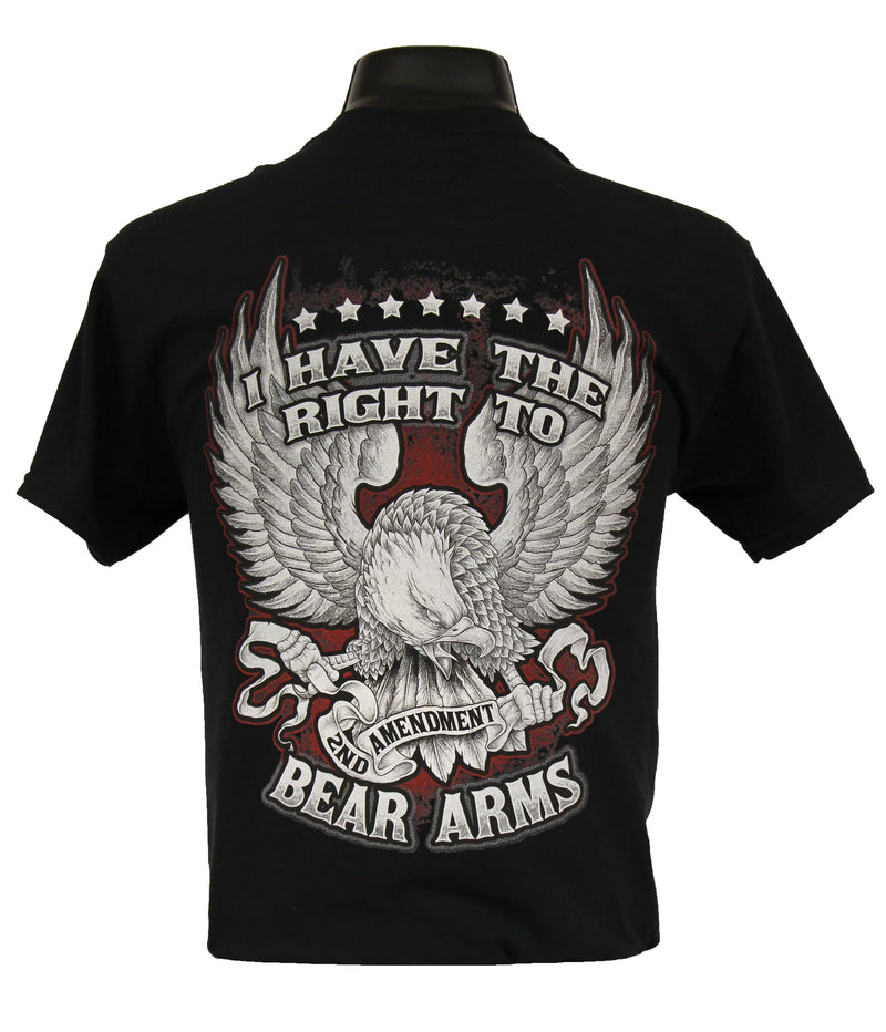 Load image into Gallery viewer, 6136 - Southern Addiction Right To Bear Arms T Shirt
