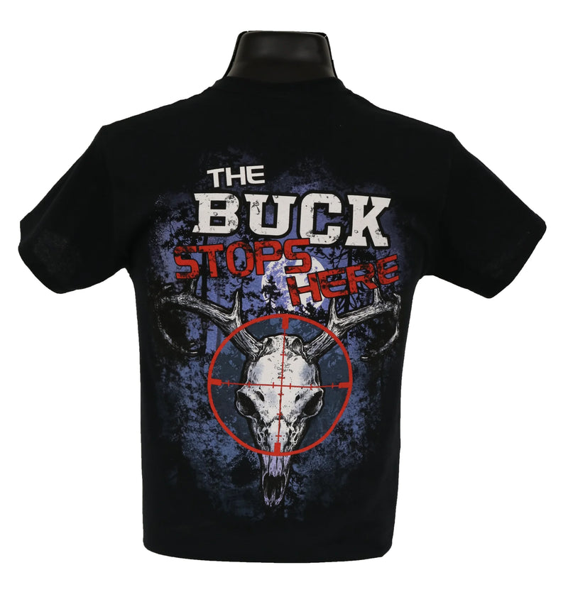 Load image into Gallery viewer, 6139 -Southern Addiction Buck Stops Here T Shirt
