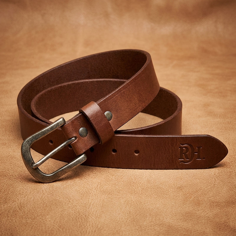 Load image into Gallery viewer, 22227BE3 - Red Dirt Hat Co. Men's Textured Leather Belt
