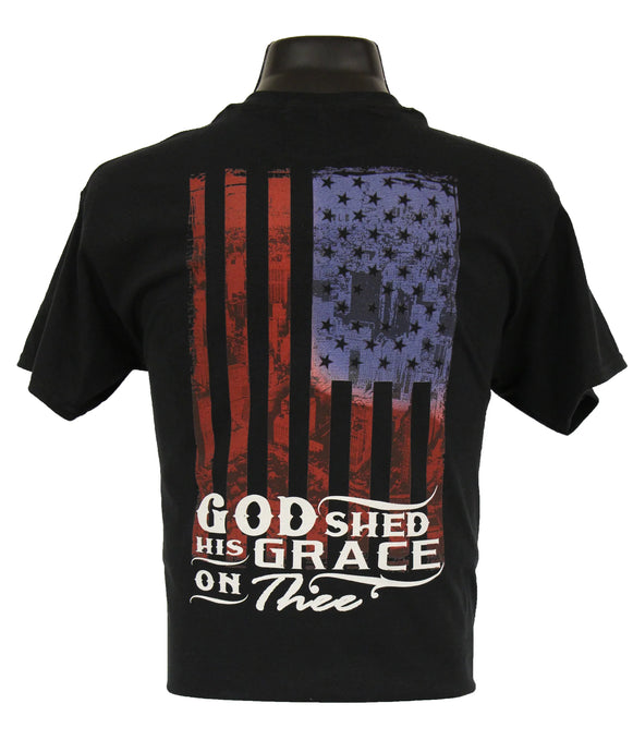 6152 - Southern Addiction God Shed His Grace T Shirt