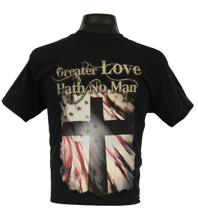 Load image into Gallery viewer, 6153 - Southern Addiction Greater Love Hath No Man T Shirt
