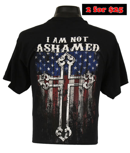 6164 - Southern Addiction I Am Not Ashamed T Shirt