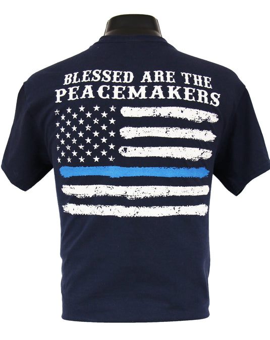 6165 -Southern Addiction Blessed Peacemakers T Shirt